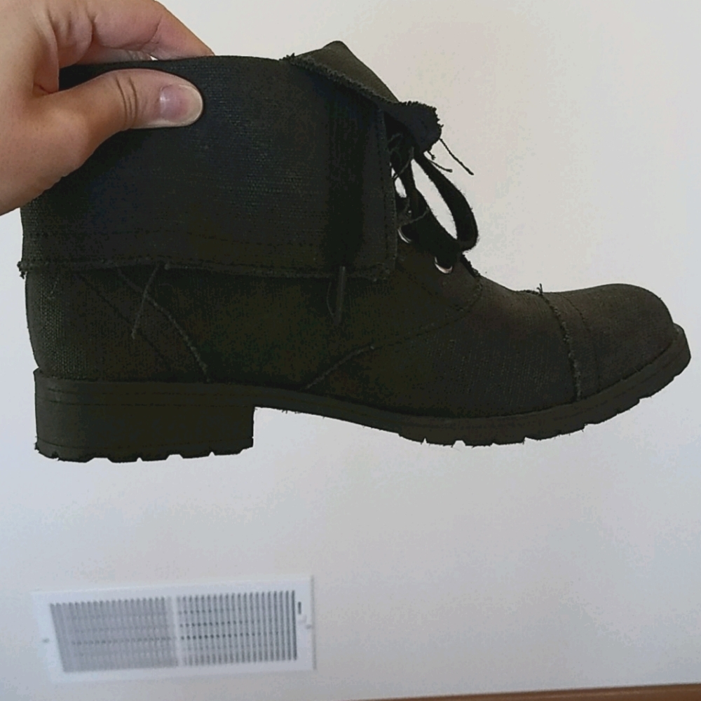 Black ankle booties
